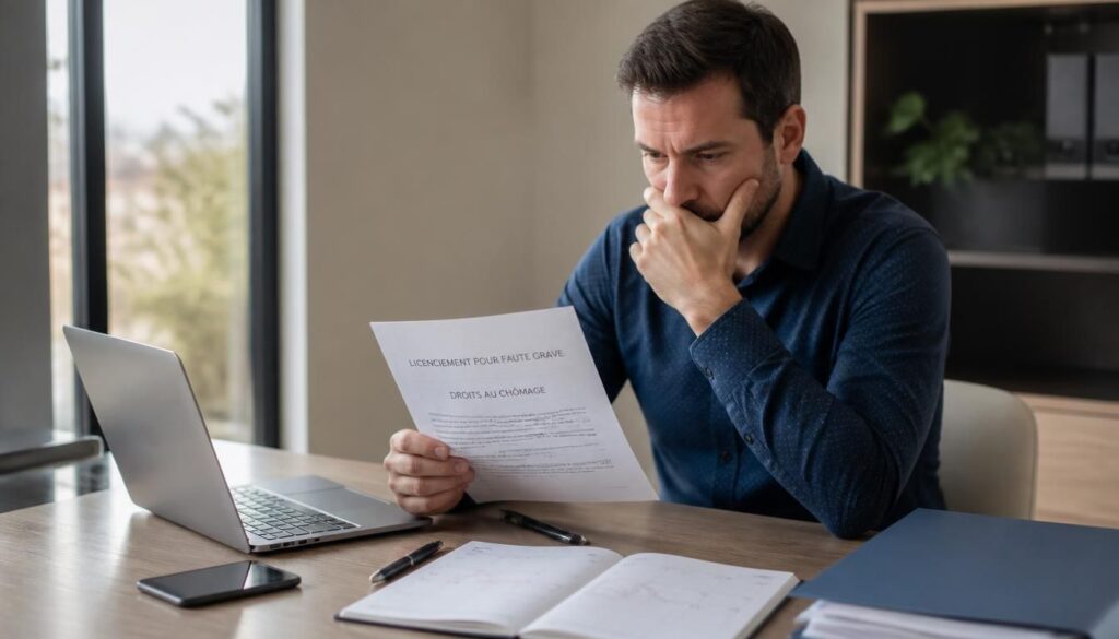 Faute grave et chômage : quels droits et sous quel délai