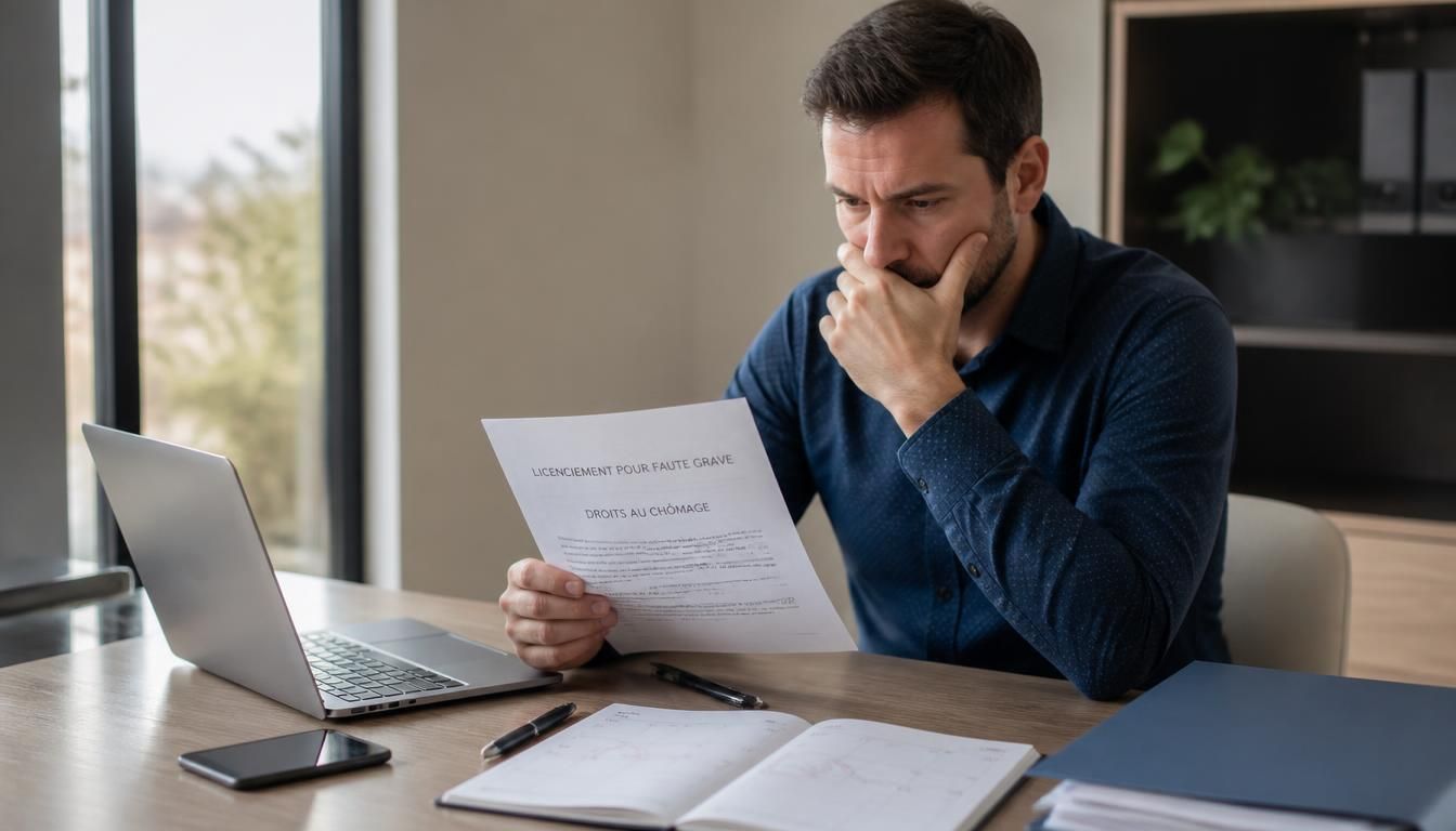 Faute grave et chômage : quels droits et sous quel délai