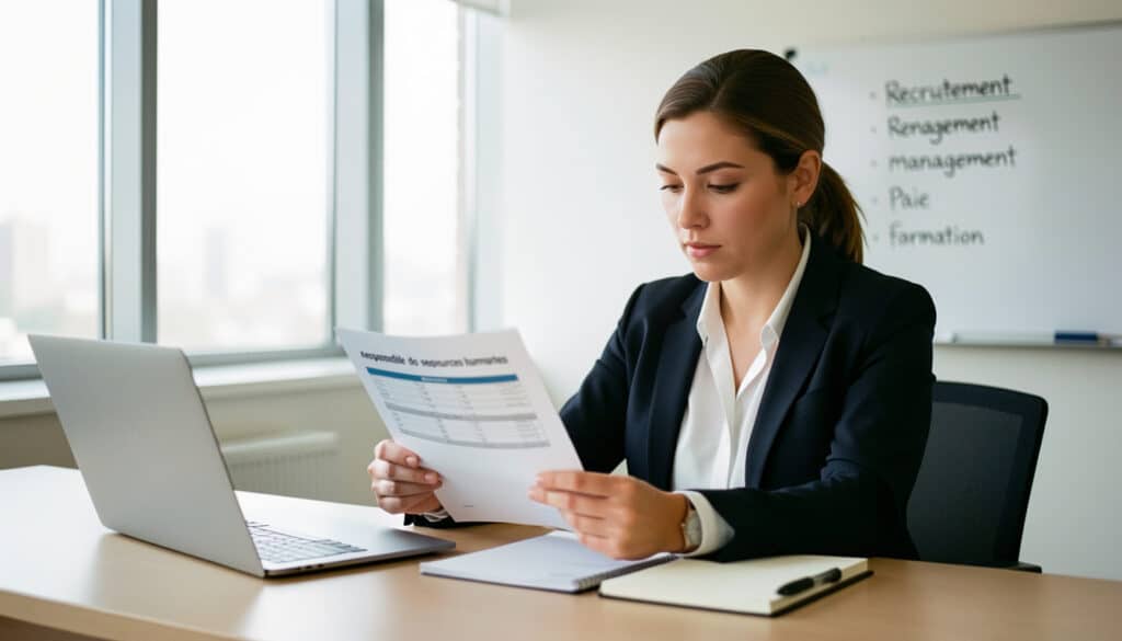 Fiche de poste du responsable des ressources humaines